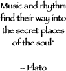 Music and rhythm find their